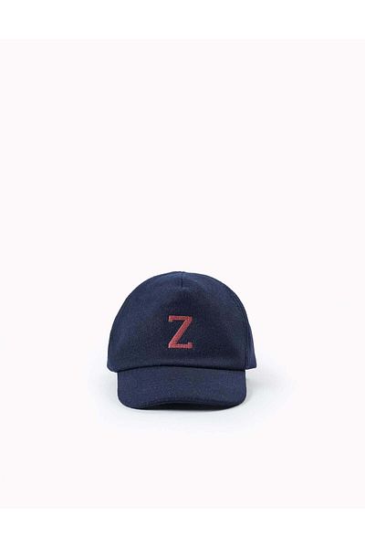 Ziddy قبعة من اللباد للأولاد باللون الأزرق الداكن
