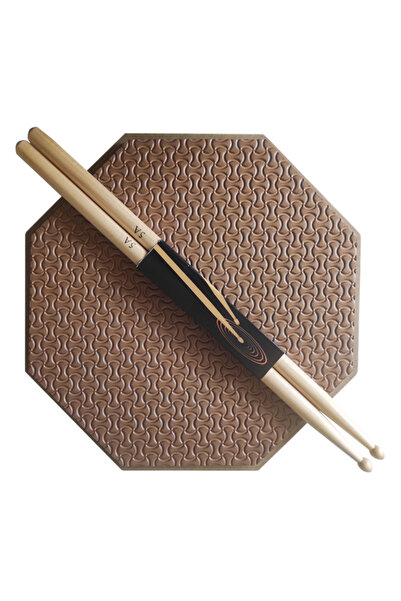 Yurtrenkleri Yayınevi Bateri Davul Ritim Çalışma Pedi 12''+baget (5a)