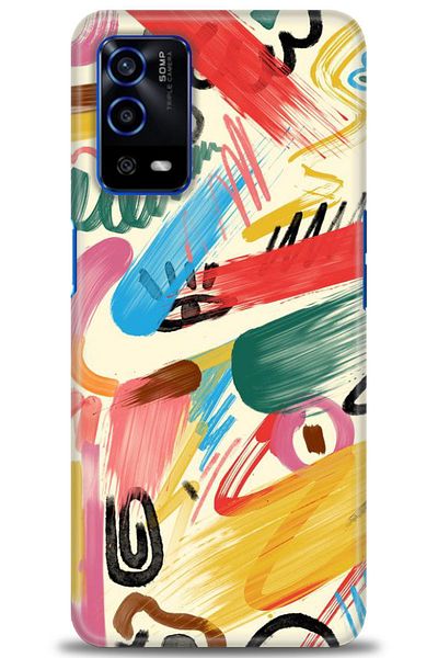 MRCİLETİSİM Oppo A55 Case Hd Printed Case - Art
