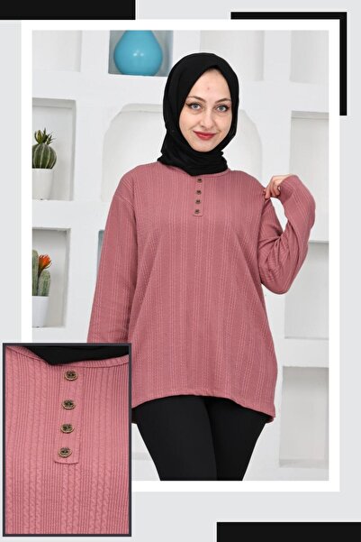 MERY FASHİON Γυναικεία ελαστική λυκρα χτενισμένη μητρική μακρυμάνικη μπλούζα ...