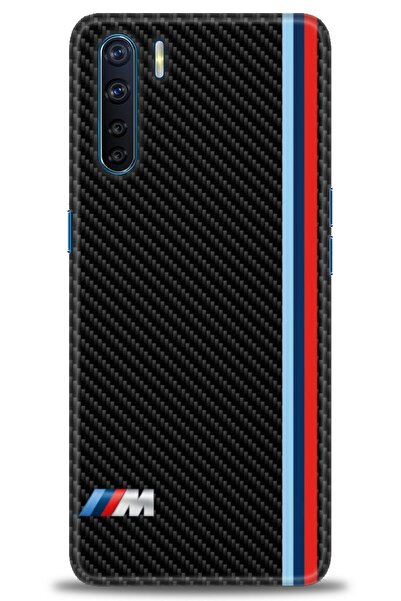 MRCİLETİSİM Oppo A91 / Reno 3 Kılıf HD Baskılı Kılıf - BMW