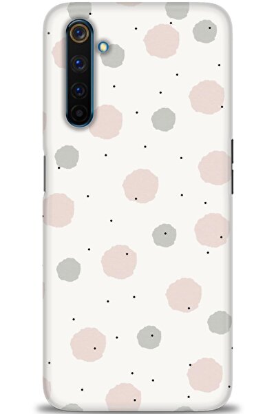 MRCİLETİSİM Realme 6 Pro Kılıf HD Baskılı Kılıf - Soft Benekler