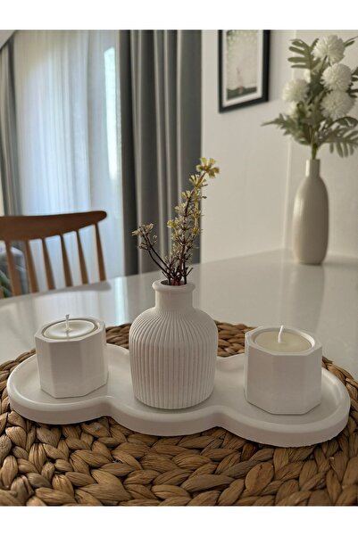 MUM Dekoratif Vazo ve Kokulu Mum Seti