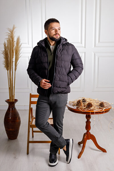 Sarar İnterview Sarar Montalto Çıkabilir Kapüşonlu Siyah Mont