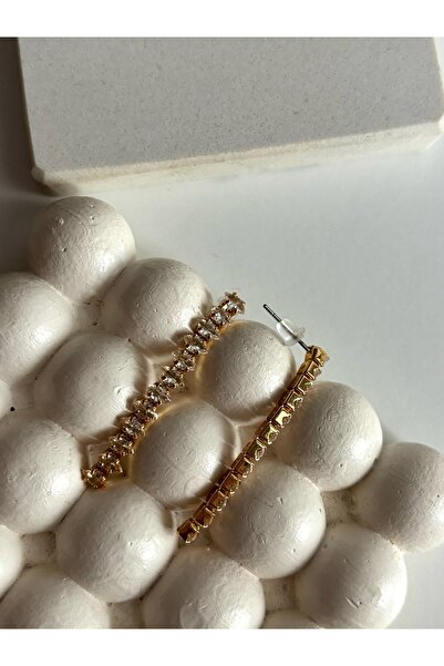 Ressia Mekik Taşlı Su Yolu Sallantılı Küpee