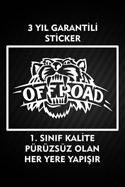 3M Off Roada Tiger Logo Car Sticker