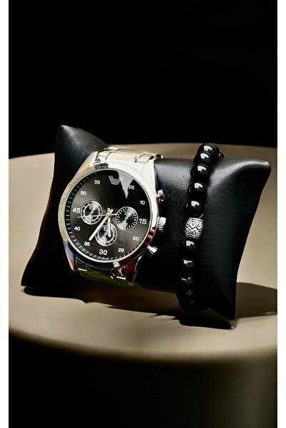 pullmarkt Bileklik + Kol Saati set