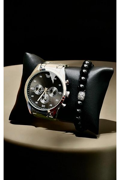pullmarkt Bracelet + Wrist Watch Set