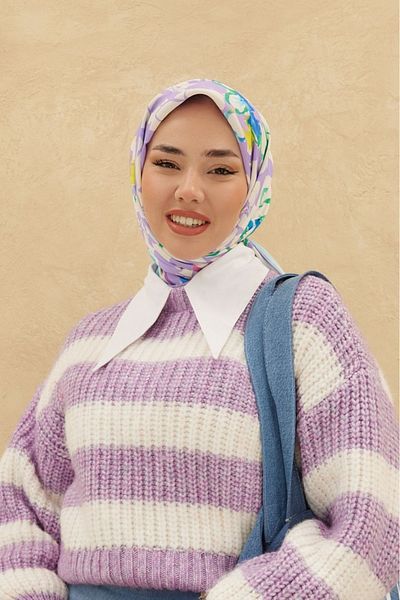 Silk Home SILK HOME BUMBAC ORGANIC EșARFĂ DE MĂTASE 79006-04