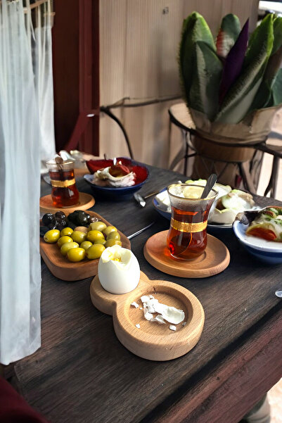 Ayd ahşap Kayın ağacından kahvaltı sofranıza yeni yumurtalık