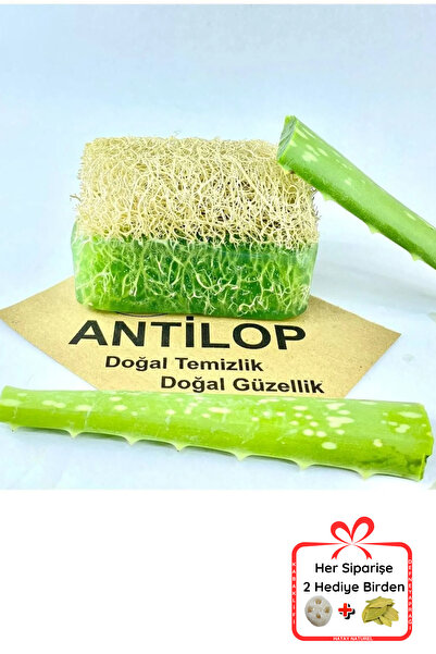 Antilop Doğal Kabak Lifli Aloe Vera Sabunu (hasas Ciltler Için Nemlendirici Ö...