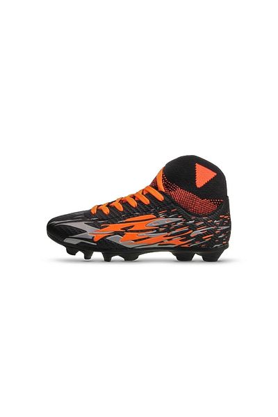 M.P. Negru Portocaliu - Pantofi de fotbal pentru copii MP 241-1701FT