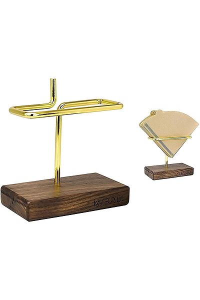 MIBRU Coffee wood and metal filter base