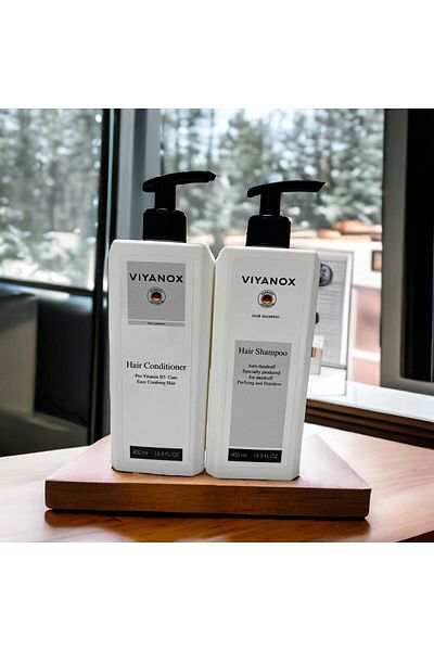 VİYANOX Viyanox Anti-Dandruff Intensive Repair Shampoo 400 ml and Easy Comb Conditioner 400 ml