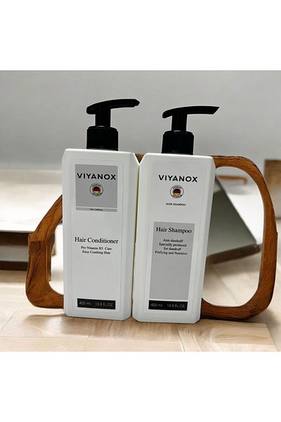 VİYANOX Viyanox Anti-Dandruff Intensive Repair Shampoo 400 ml and Easy Comb Conditioner 400 ml