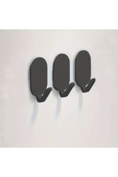 UrbanCove Co Strong Self Adhesive Wall Hooks / Hangers (Set of 3)