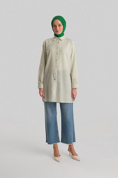 Armine Green Tunic - 24Yd9244 Model