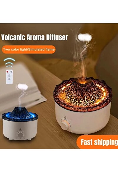 BigSale Volkan Hava Nemlendiricisi Rekli ışık Yüksek Buhar Çıkış Özelliği H2 450mL kapasite