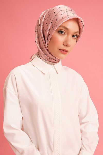 Armine تونيك أبيض - مع إكسسوارات مخططة، موديل 24y4013
