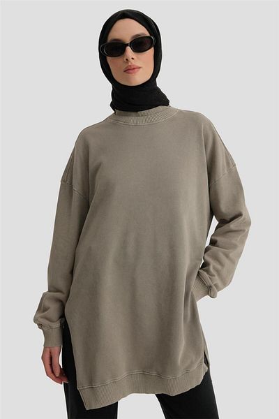 Armine Mink 24Kd6805 - Washing Effect Sweat