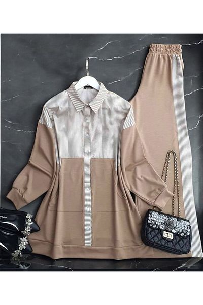 TCN Equivalent Double Set - Şahin Shirt, Garnished 1554-0001