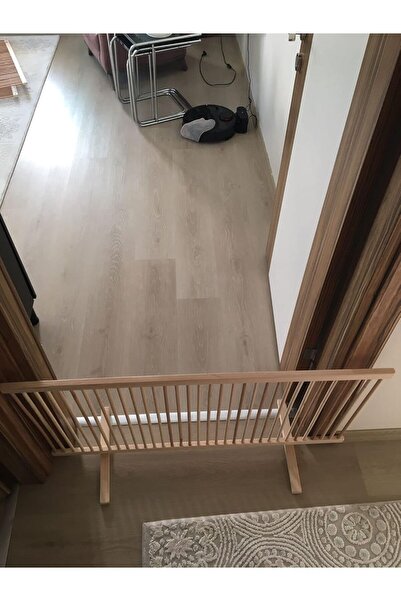 Cottonous Ahşap Kapı Önü Bariyer Güvenlik Kapısı Kapı Önü Çit