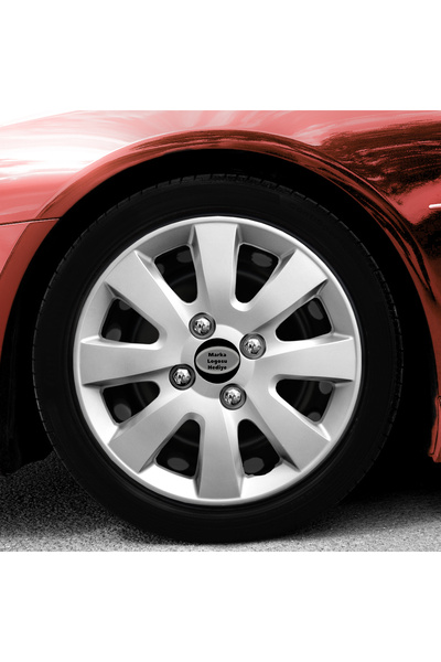 Genel Markalar Nissan Micra 15 İnç Jant Kapağı Amblemli Gri 4'lü Set 127 ELZ