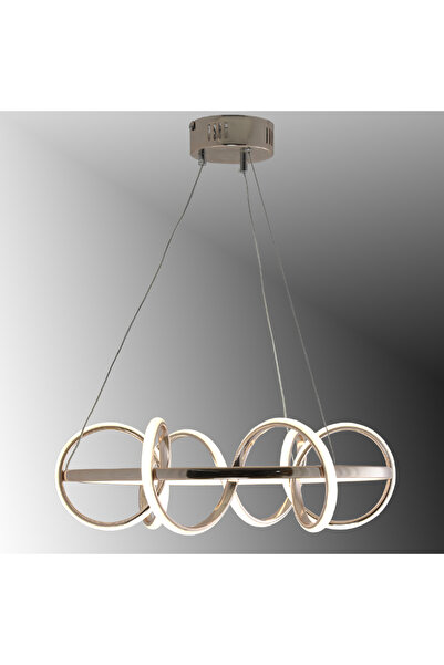 TT AYDINLATMA TT314-FSR TT Aydınlatma ( Beyaz Işık ) Büyük Sarmal Modeli Fransız Sarı Kaplama Led Avize