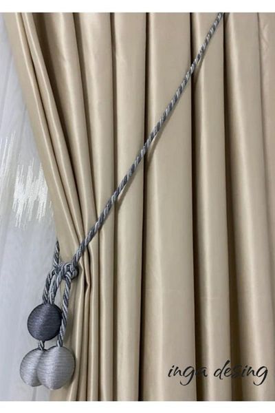 inga desing Double Breasted Cornice Tactical Binding with Four Balls Rope Cord