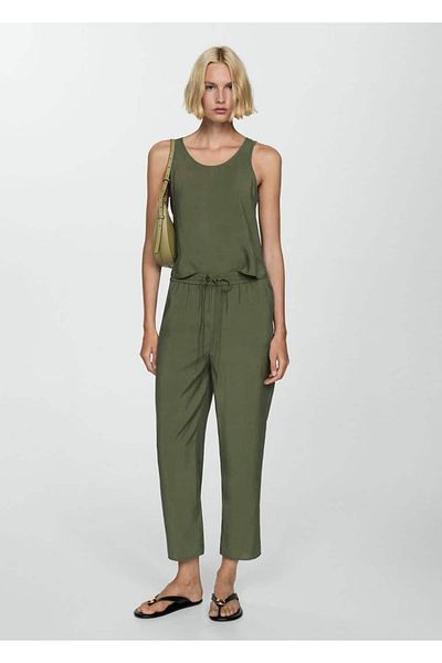 MANGO Woman Bluză modal fără mâneci