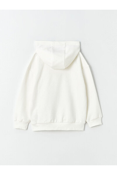 LC Waikiki Lcwk Baskılı Uzun Kollu Kız Çocuk Hoodie