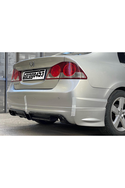 OEM GARAGE453 Honda Civic FD6 Arka Tampon Eki Plastik Boyasız