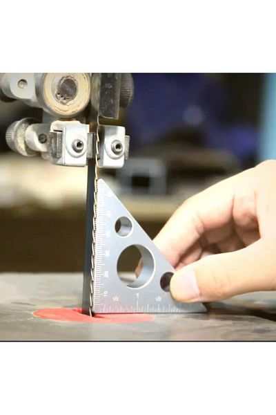 BGA Carpenter 3 Size Miter Ruler Milling Height Locator Ruler Recliner Saw Angle Ruler