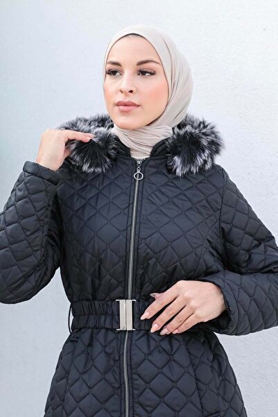 TESETTÜR MÜJDE MERVE Kapitone Şişme Mont