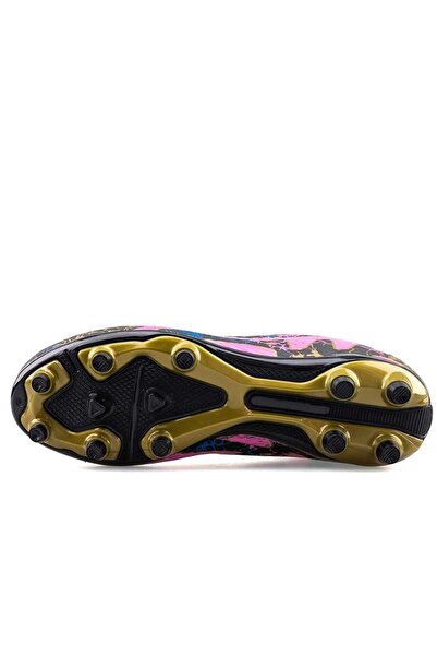 AKNButik Air Laliga Football Boots - Black/Gold/Patterned