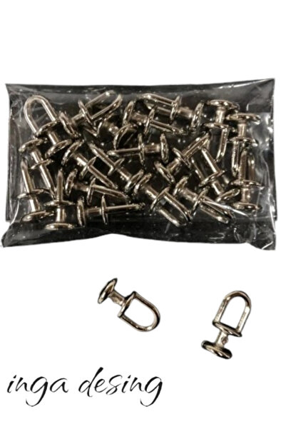 inga desing Metal Rulet-metal Perde Ruleti-metal Korniş Halkası-metal Perde Düğmesi( 50 adet)