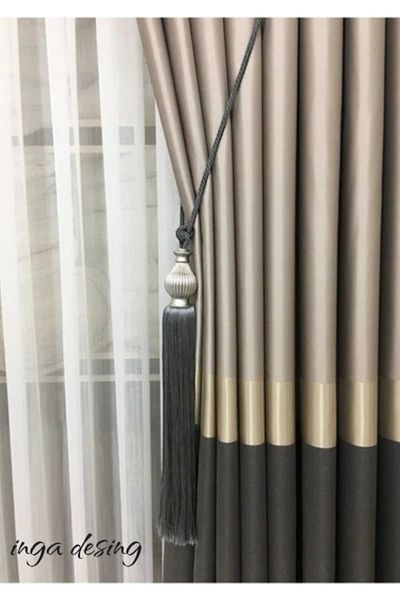 inga desing New Fashion Curtain Accessory Tassel Model Braçol Curtain Retractor Mink