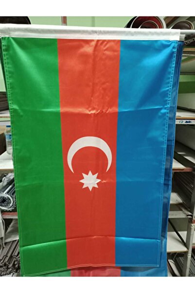 kayıkcı shop Azerbaycan Bayrağı - Azeri Bayrağı Raşel Kumaş 60 x 90