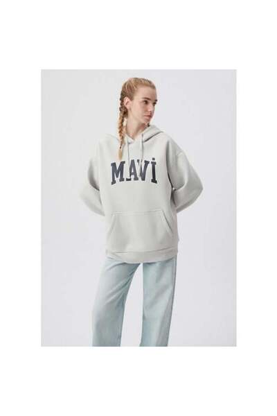 Mavi MAVİ LOGO KAPÜŞONLU SWEATSHIRT