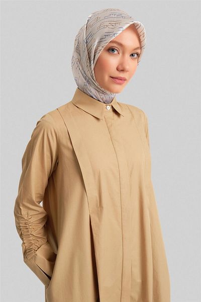 Armine Rochie tunică oversize 24y4105 Bej