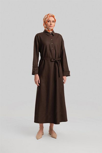 Armine Rochie de in maro amar - Manșetă groasă, Model 24y9830