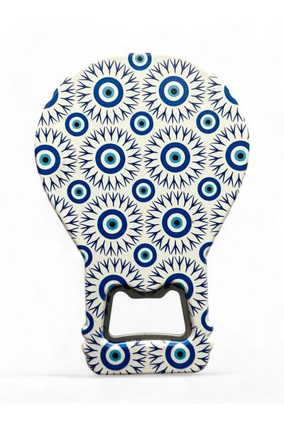 GALATA GIFT Bottle Opener Magnet Balloon Shape Evil Eye Beaded Soda Gas Opener Decorative Fridge Magnet