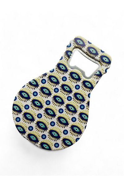 GALATA GIFT Bottle Opener Magnet Balloon Shape Evil Eye Beaded Soda Gas Opener Decorative Fridge Magnet