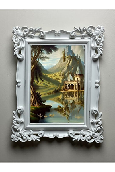 Kapital plastik White Patterned Photo Frame