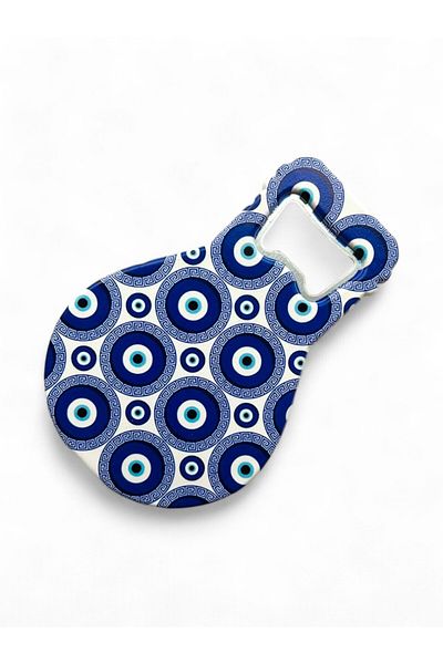GALATA GIFT Bottle Opener Magnet Balloon Shape Evil Eye Beaded Soda Gas Opener Decorative Fridge Magnet