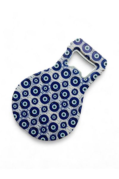 GALATA GIFT Bottle Opener Magnet Balloon Shape Evil Eye Beaded Soda Gas Opener Decorative Fridge Magnet