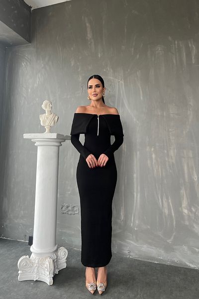 kamacibutik Rochie cu fermoar fără umeri