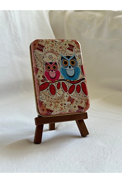 J&M jaco&Me YavruluBaykuş6 hediyelik metal kutu#sabun kutusu#anahtarlık kutus...