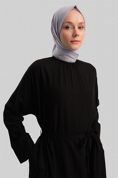 Armine Rochie întreagă cu mâneci din viscoză neagră - 24Y9821