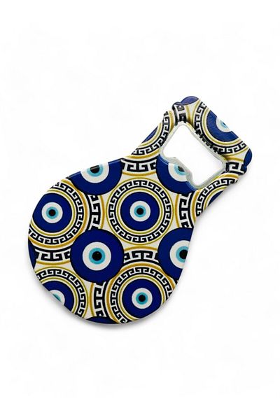 GALATA GIFT Bottle Opener Magnet Balloon Shape Evil Eye Beaded Soda Gas Opener Decorative Fridge Magnet